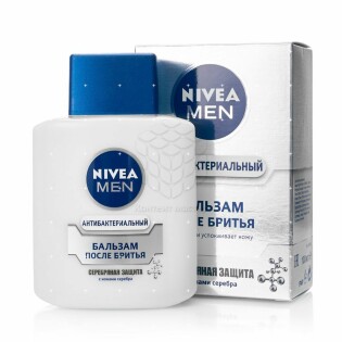 Бальзам "NIVEA" после бритья,серебрянная защита. thumbnail