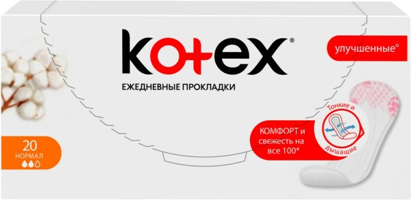 Ежедневные прокладки "Kotex" thumbnail