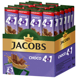 Кофейный напиток Jacobs 4 в 1 Choco 24 шт thumbnail