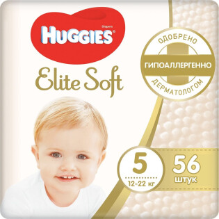 Подгузники "HUGGIES" Elite Soft.  thumbnail