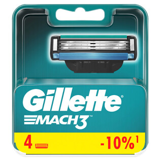  Сменные кассеты для бритья "GILLETTE"MACH3. thumbnail