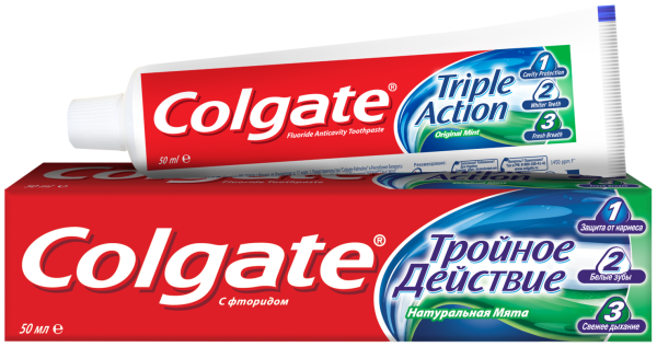 Зубная паста "Colgate" Тройное действие. thumbnail