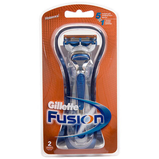 Станок для бритья “Gillette Fusion” 2 кассеты thumbnail