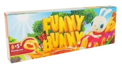 Пирожное бисквит Funny Bunny Карамель, 150гр thumbnail