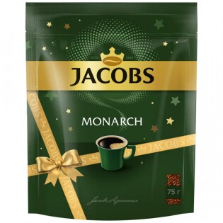 Кофе Jacobs Monarch растворимый сублимированный 75 г thumbnail