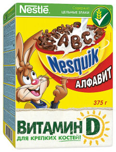 Nestle Nesquik Алфавит готовый завтрак, 375 г thumbnail