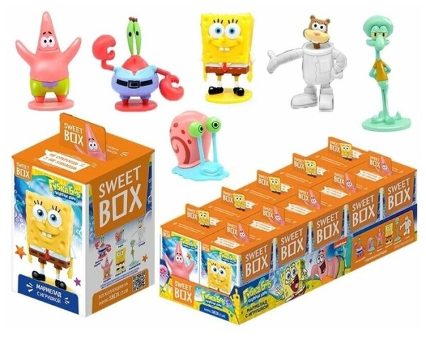 Жевательный мармелад Sweet Box Макси  Sponge Bob thumbnail