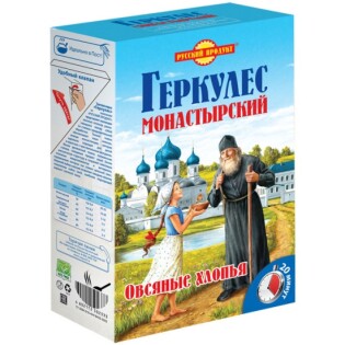 Хлопья Русский продукт овсяные Геркулес Монастырский, 500 гр thumbnail