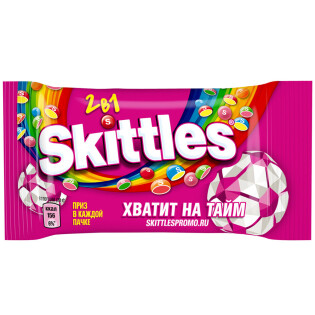 Skittles  2 в 1  драже в сахарной глазури, 38 г thumbnail