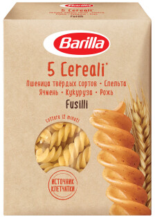 Макароны Barilla Фузилли 5 Злаков 450 г thumbnail