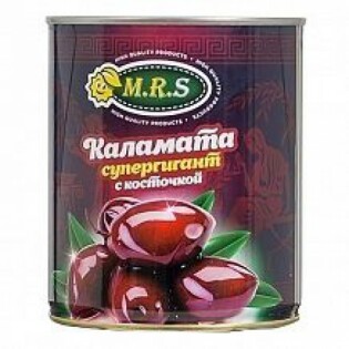 Маслины с косточкой СуперГигант MRS 850 гр thumbnail