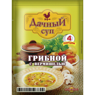 Суп Дачный грибной с вермишелью Русский продукт 60 гр thumbnail