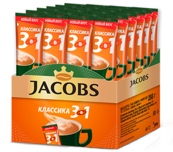 Кофейный напиток Jacobs 3 в 1 Классика 24 шт thumbnail