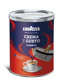 Кофе молотый Lavazza Crema e Gusto, 250 г Ж/Б thumbnail