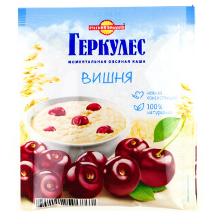 Каша овсяная быстрого приготовления вишня Русский продукт 35 гр thumbnail