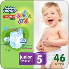 Подгузники-трусики Helen Harper Soft&Dry Junior 5 12-18кг thumbnail