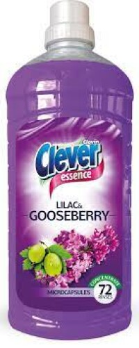 Концентрат для полоскания белья Clever Essenсe Lilac&Gooseberry (Сирень и крыжовник) 1,8 л thumbnail