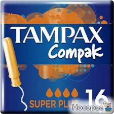 Тампоны Tampax Compak Super Plus с аппликатором 16 шт thumbnail